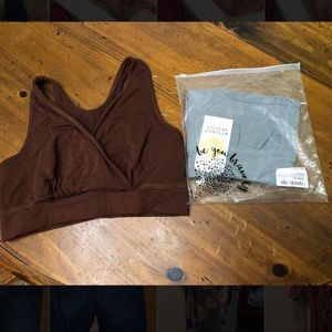 Brand new nursing bras.